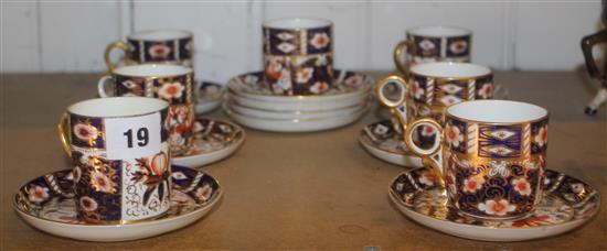 Victorian Gaundy Imari tea set